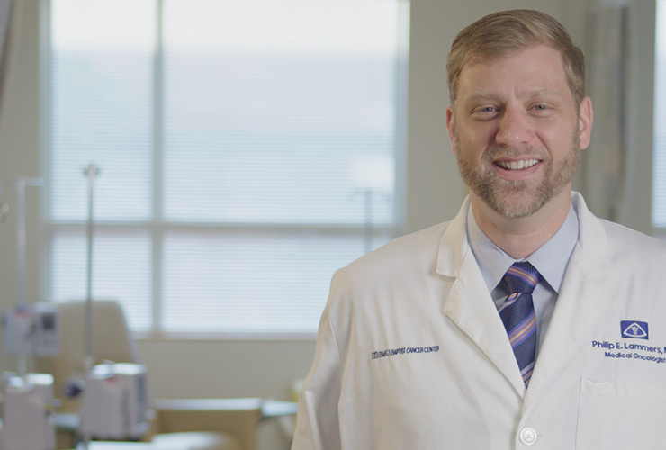 Oncologist Dr. Philip Lammers at our Bartlett cancer hospital