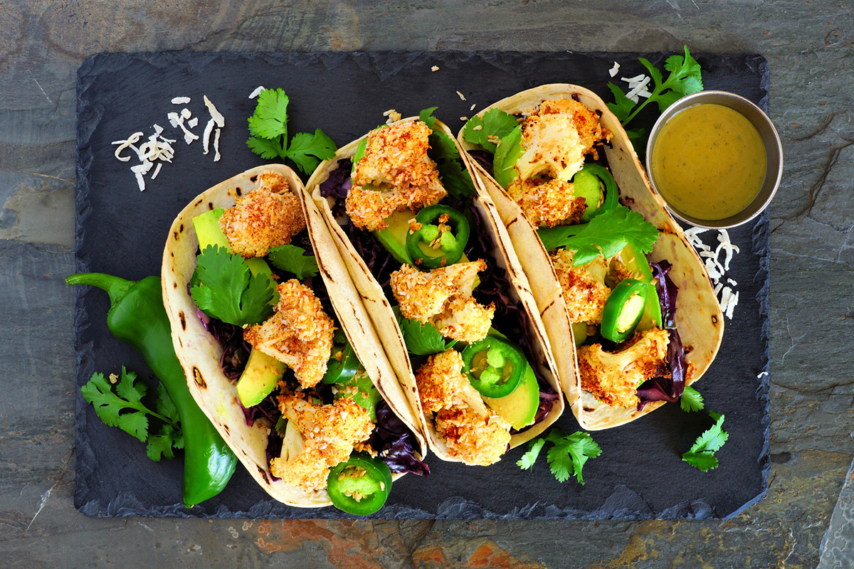 Crispy Cauliflower Tacos